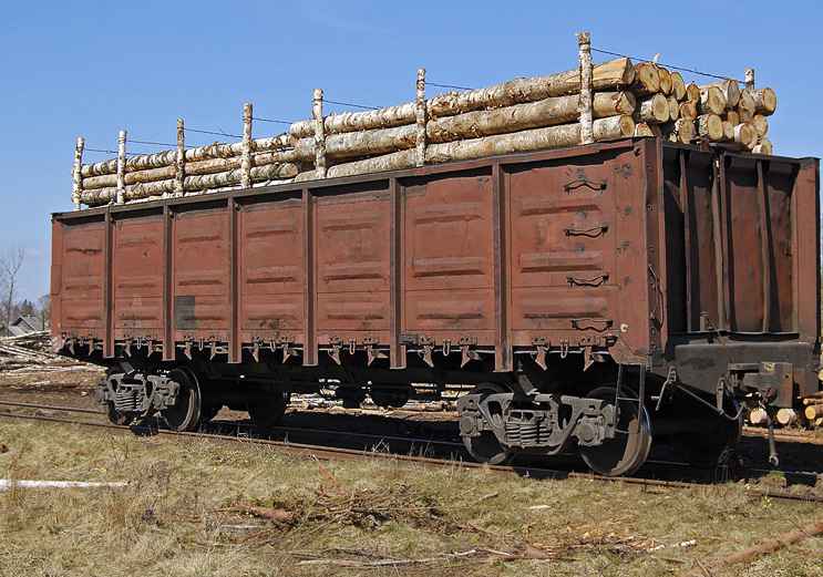 Перевозка ЛЕСА вагонами из Нагинска в Липецк